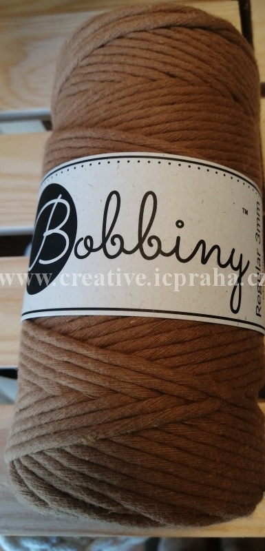 BobbinyMacrame Regular100m/3mm - Caramel